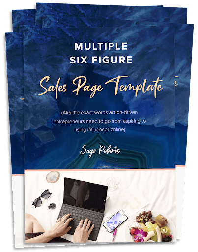 Grab this $37 sales page template