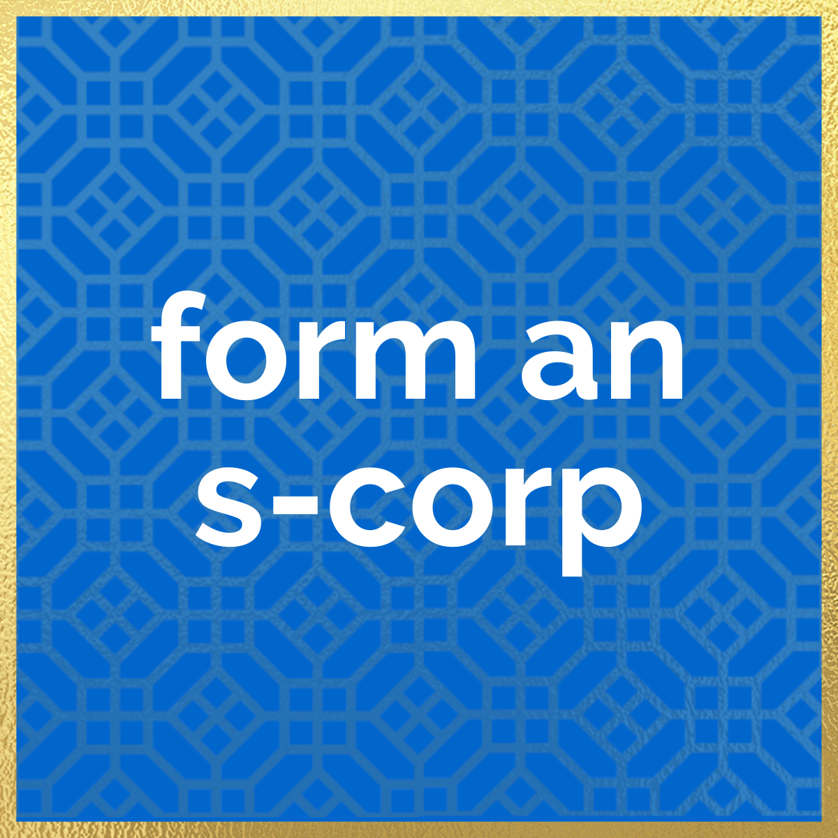 S-Corp Formation