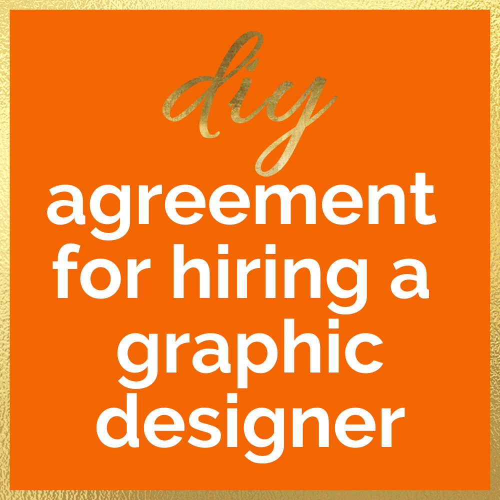 DIY Agreement for Hiring a Graphic Designer