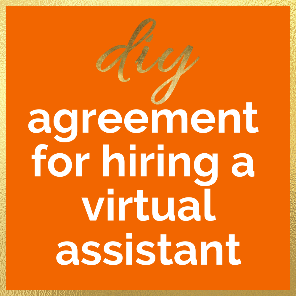 DIY Agreement for Hiring a Virtual Assistant