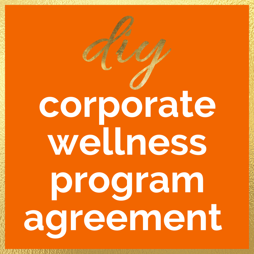 DIY Corporate Wellness Program Agreement