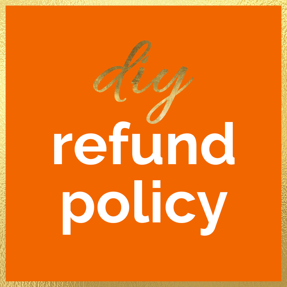 DIY Refund Policy