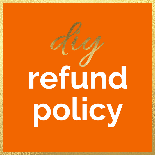 DIY Refund Policy