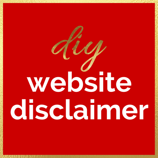 DIY Website Disclaimer