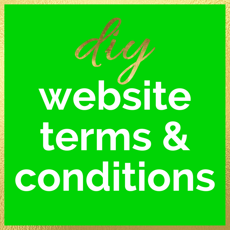 DIY Website Terms & Conditions