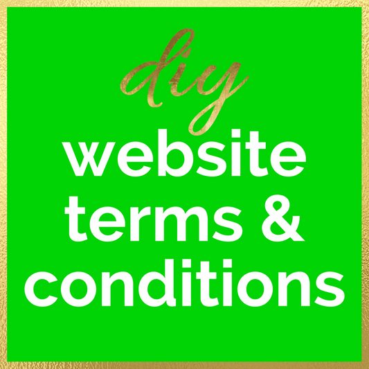 DIY Website Terms & Conditions