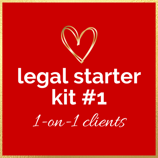 Legal Starter Kit #1: 1-on-1 Clients