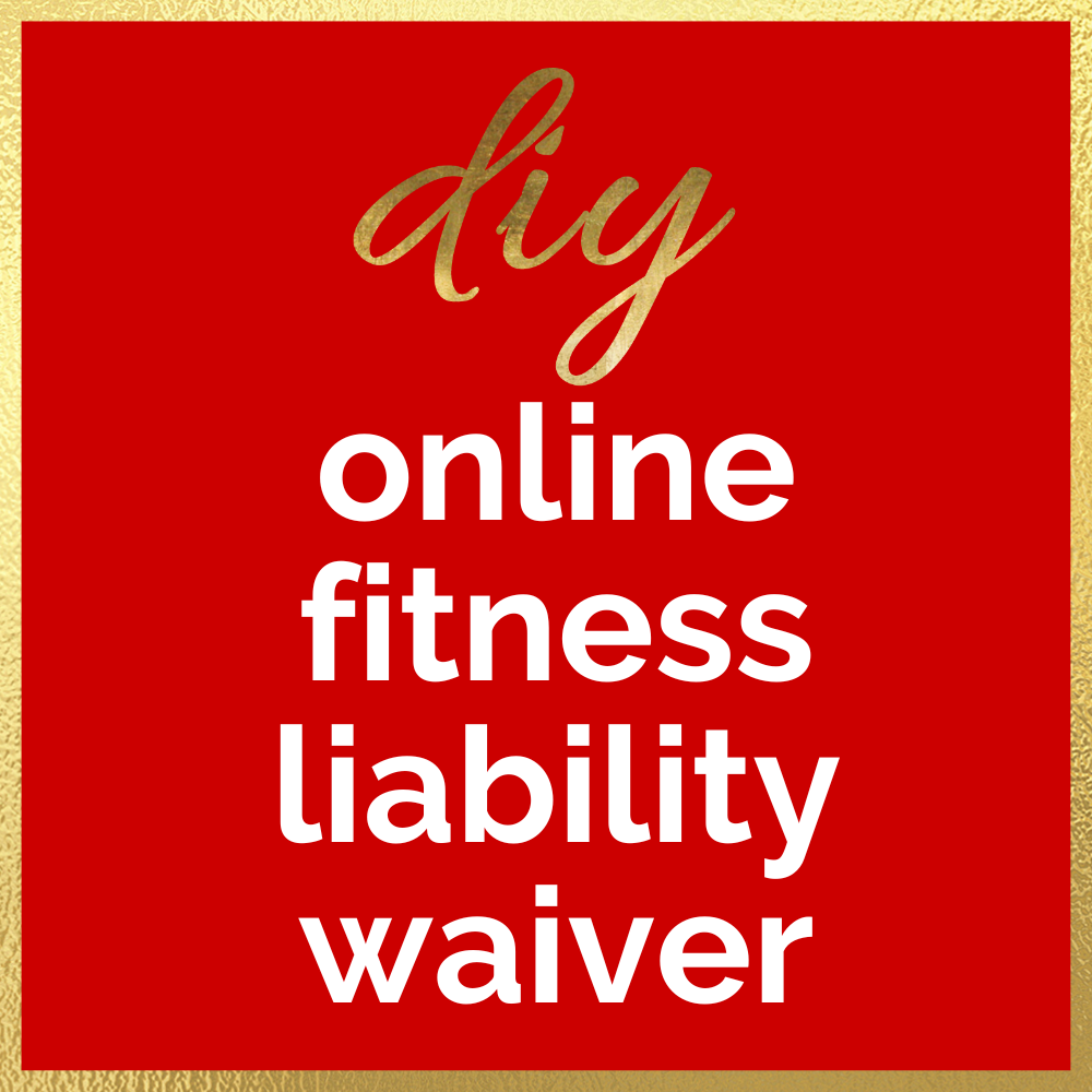DIY Online Fitness Liability Waiver