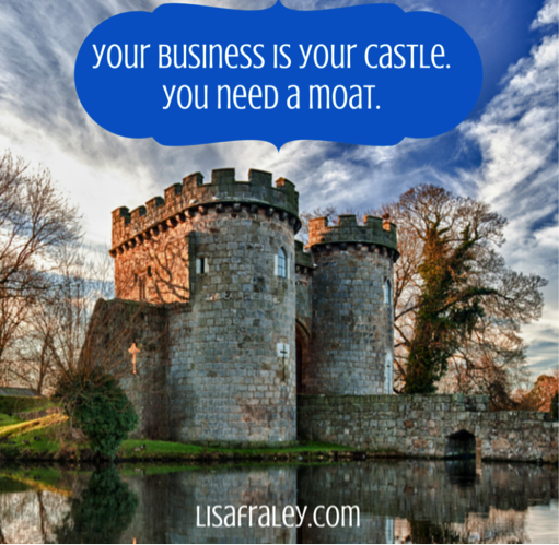 Business needs a moat