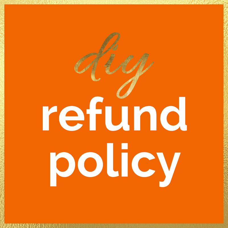 DIY Refund Policy Lisa Fraley