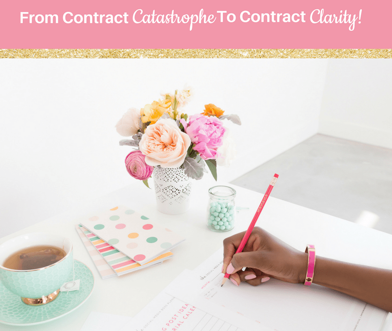 Need to get clear on your contracts pronto? (Facebook Live and free webinar TODAY!)