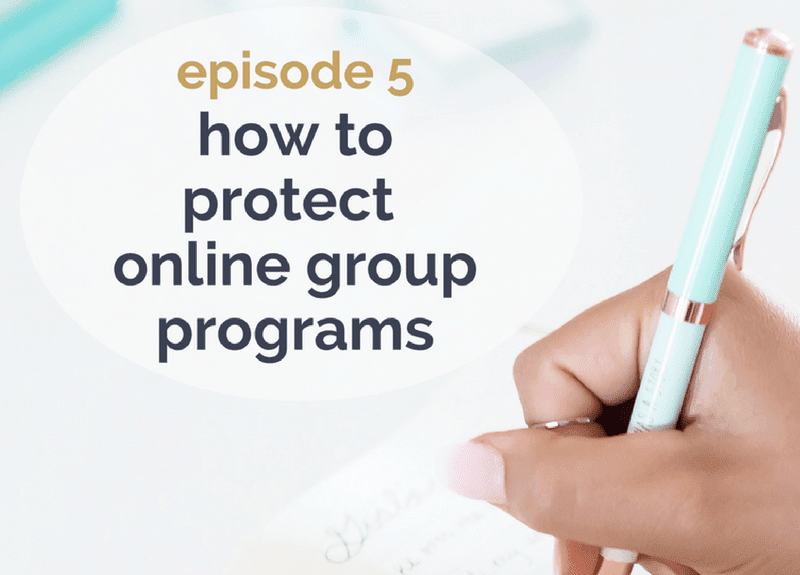 How to protect online group programs