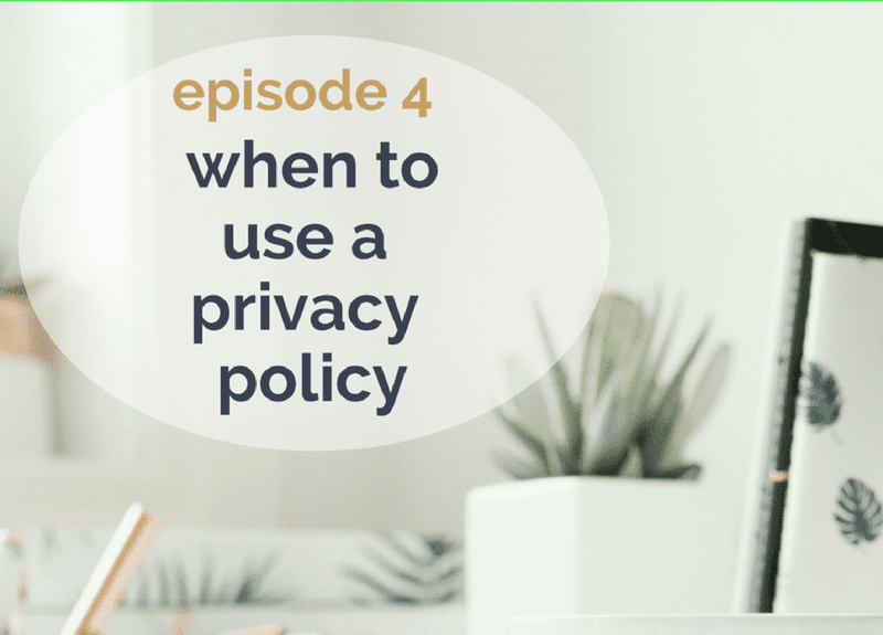When to Use a Privacy Policy