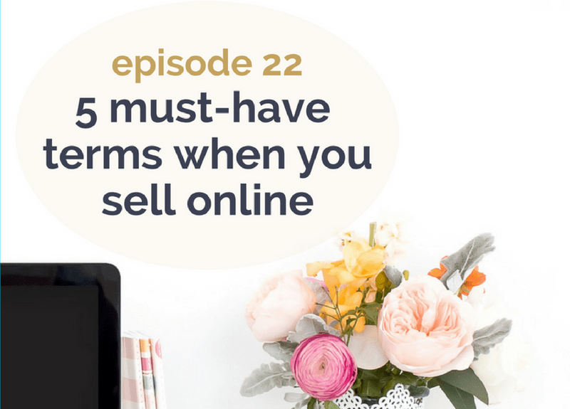 5 must-have terms when you sell online