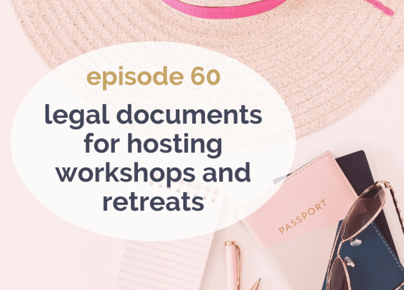What legal docs do you need for workshops and retreats?