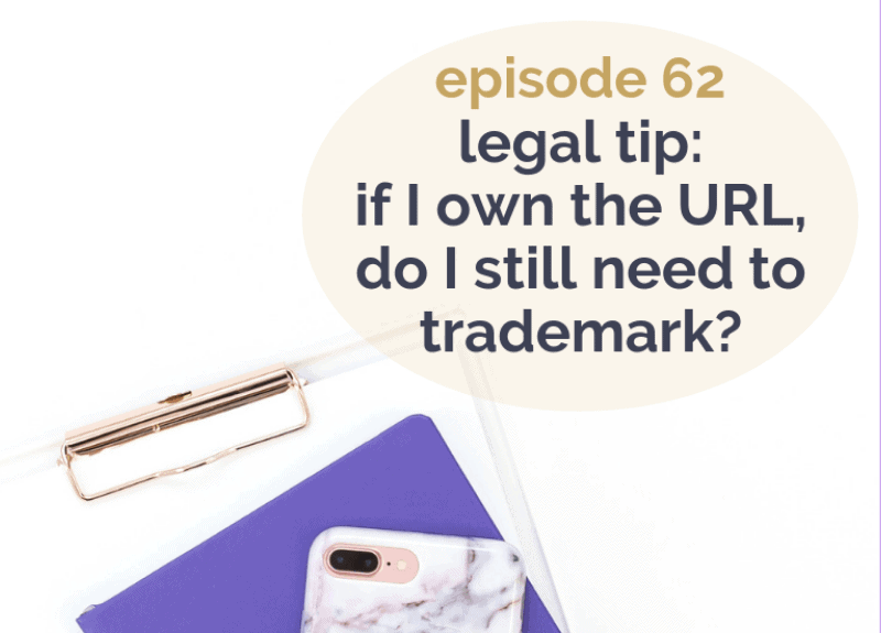 Legal Tip: If I own the URL, do I still need to Trademark?