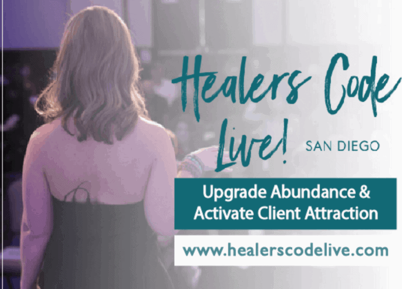 Meet me at Healer’s Code Live in January