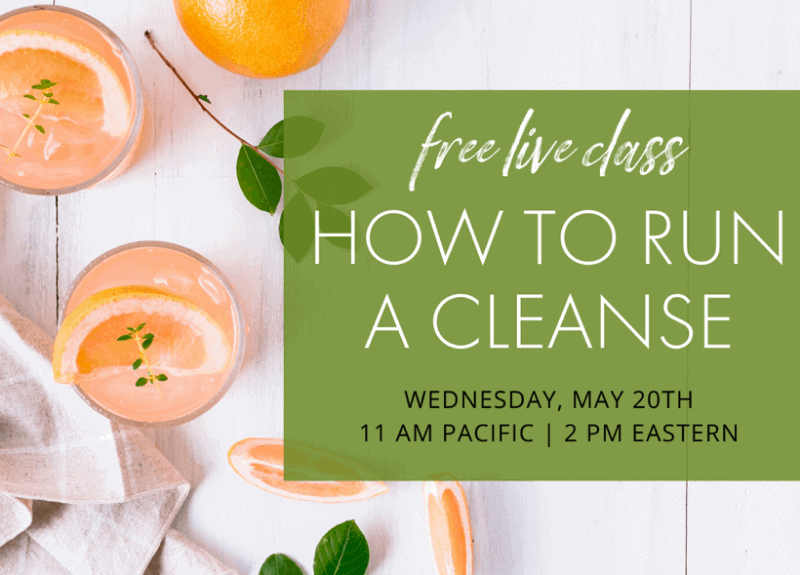 [Free webinar TODAY] How to run a cleanse