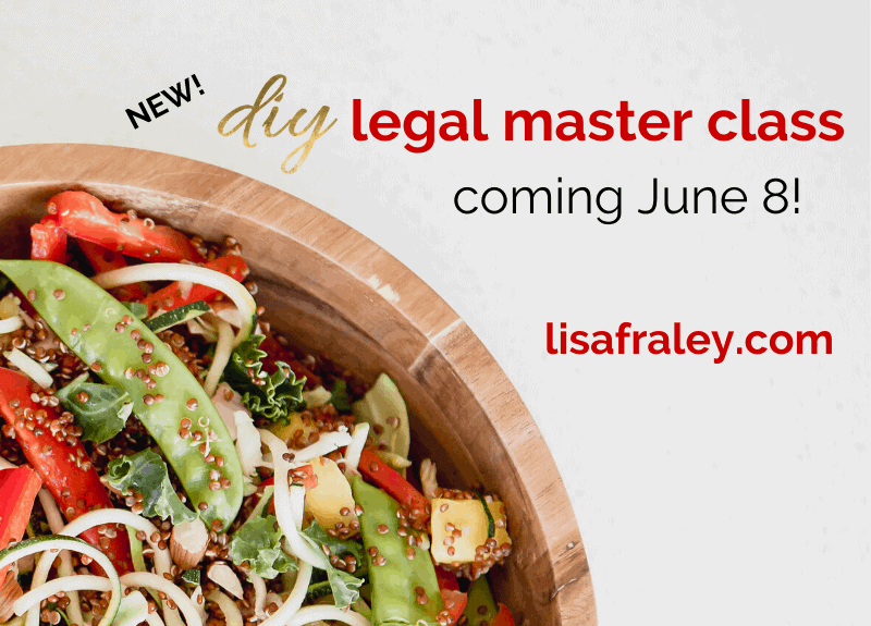 Learn your state nutrition laws in a DIY Legal Master Class next week (and save 50%)