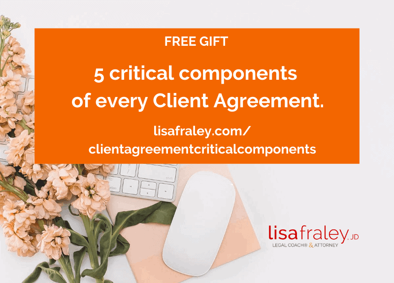 [FREE GIFT] 5 critical components of every Client Agreement