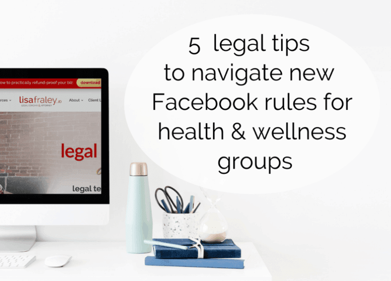 New Facebook rules for health & wellness groups