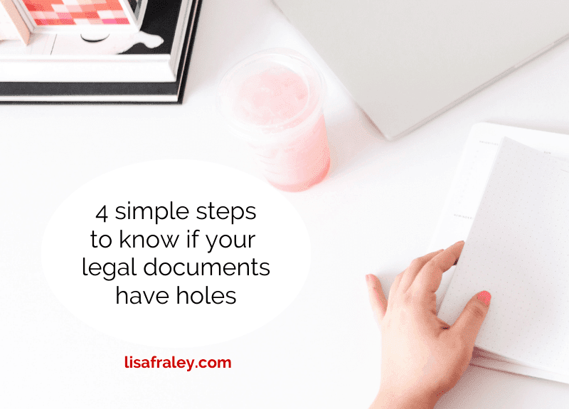 4 simple steps to know if your legal docs have holes