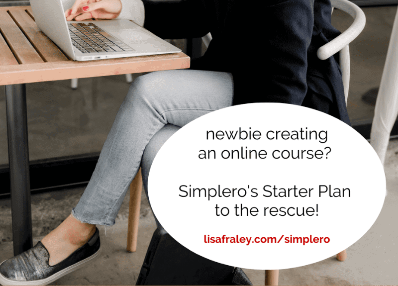 Newbie creating an online course? Simplero’s Starter plan to the rescue.