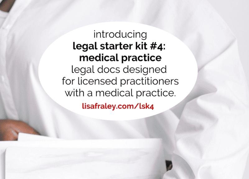 Introducing Legal Starter Kit #4: Medical Practice