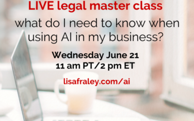 2 legal issues around using AI in your business