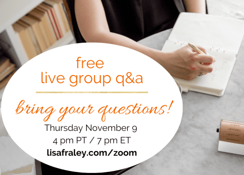 LIVE Q&A TODAY! Using the right legal docs? Bring your Qs!