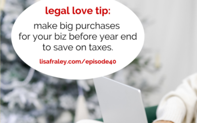 My top tax savings tip for end-of-year!