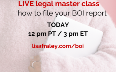Last Chance! TODAY – How To File Your BOI Report