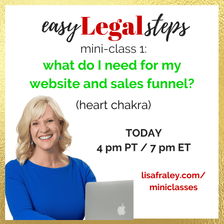 Easy Legal Steps Mini-Class Today