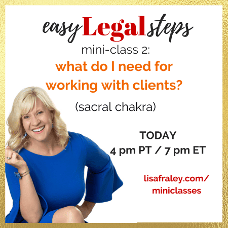 Easy Legal Steps Mini-Class 2: What do I need for working with clients? TODAY