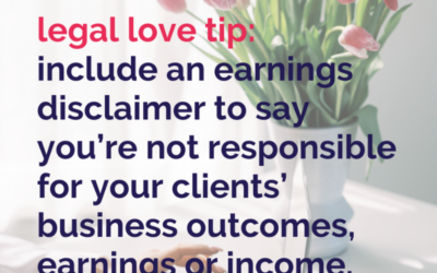 💸 Want an earnings disclaimer? It’s my gift to you!