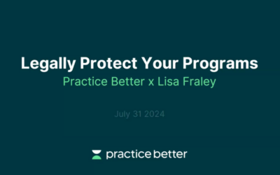 🦺 Protect your health & wellness programs using Practice Better.