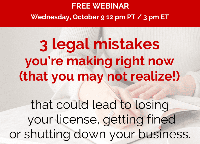 [FREE WEBINAR] ❌ Don’t make these 3 legal mistakes! ❌