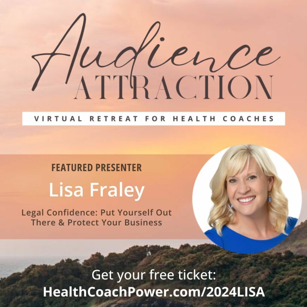 Audience Attraction: Virtual Retreat for Health Coaches