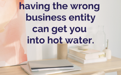 Having the wrong business entity can get you into hot water ♨️